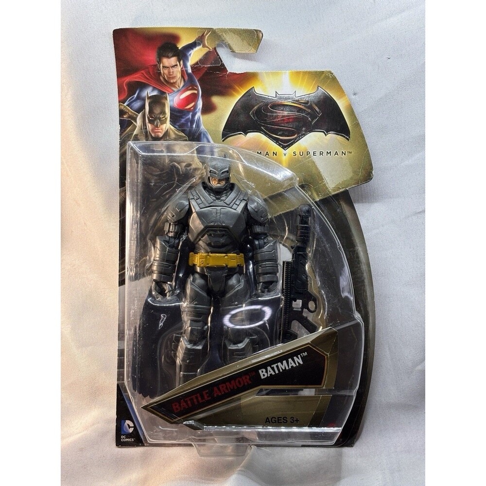 Batman v Superman: Dawn of Justice Battle Armor Batman Action Figure NEW/ SEALED